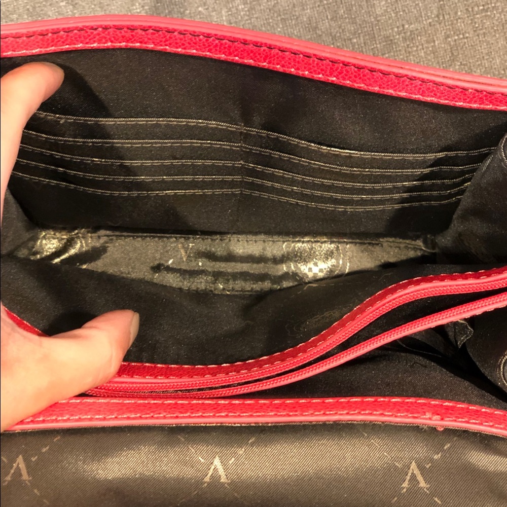 Vince Camuto Hot Pink and Black Crossbody Bag - Picture 6 of 6